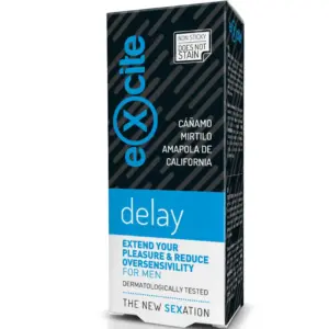 Excite - Retardante Hombre Delay 20 ML, Gel Calmante para Prolongar el Placer