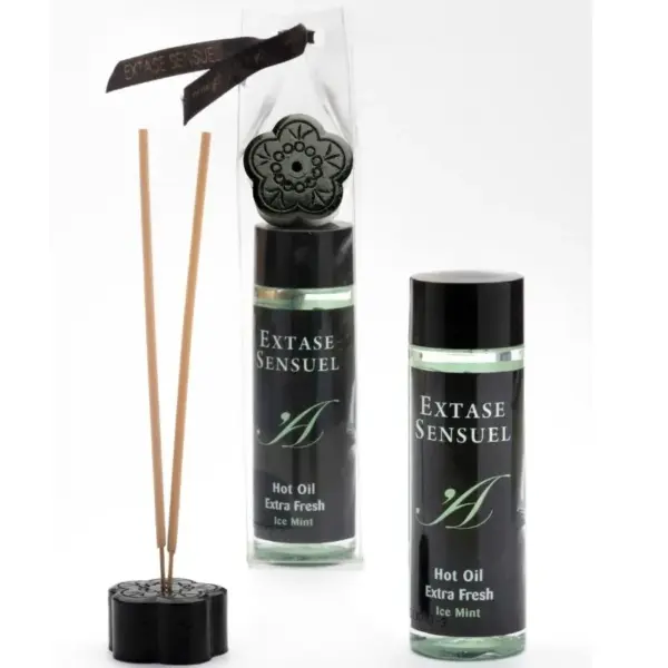 Extase Sensual - Aceite masaje efecto extra fresh hielo 100 ml - Imagen 3