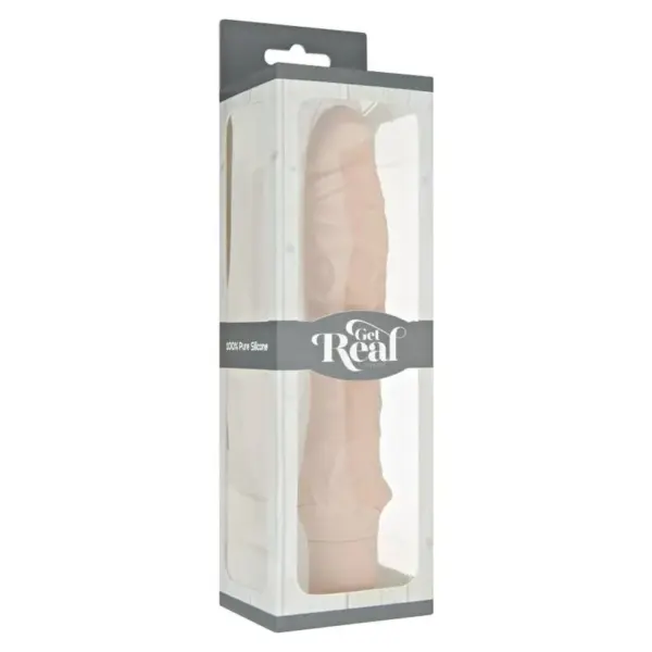 GET REAL - Vibrador Clásico Grande Natural - Imagen 3