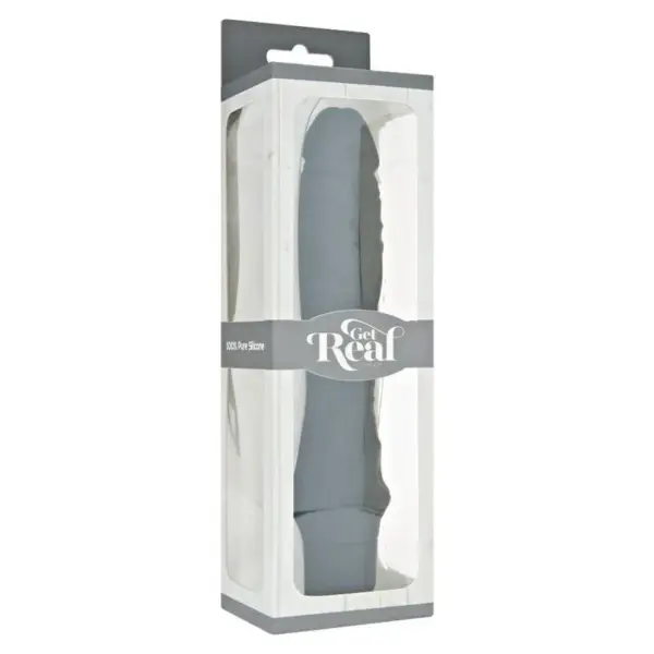 GET REAL - Vibrador Clásico Grande Negro para Placer Inigualable - Imagen 3