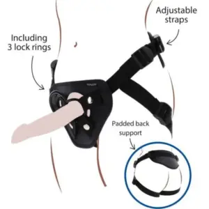 GET REAL - STRAP-ON DELUXE HARNÉS NEGRO