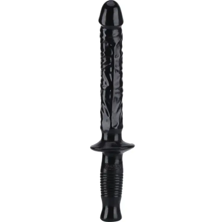 GET REAL - The Manhandler 37 CM Negro - Masajeador Sexual Definitivo