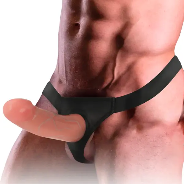 INTENSE - Arnés Hueco con Dildo 16 x 3 cm para Placer Sin Límites - Imagen 2