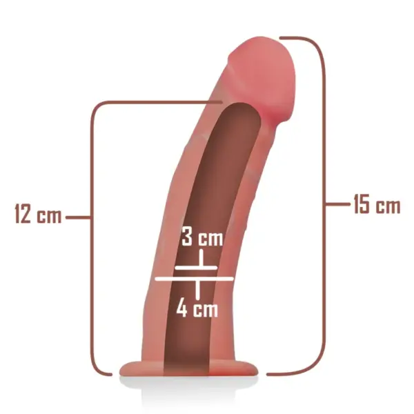 INTENSE - Arnés Hueco con Dildo 16 x 3 cm para Placer Sin Límites - Imagen 5