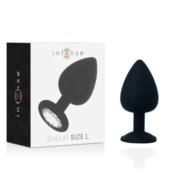 INTENSE - Plug Anal Negro de Silicona Grado Médico para Placer Intenso - Imagen 2