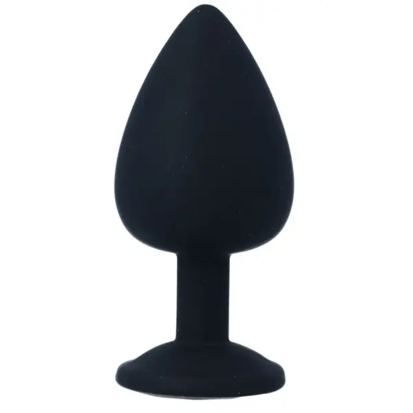 INTENSE - Plug Anal Negro de Silicona Grado Médico para Placer Intenso - Imagen 3