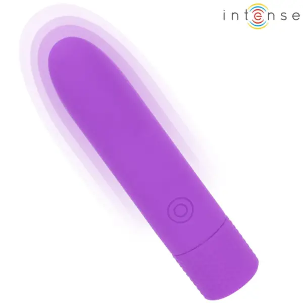 INTENSE - Bala vibradora recargable por USB morada con 8 vibraciones - Imagen 2