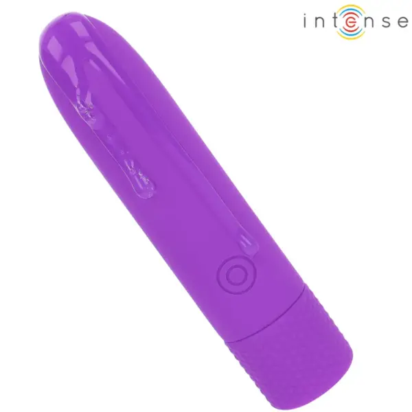 INTENSE - Bala vibradora recargable por USB morada con 8 vibraciones - Imagen 3