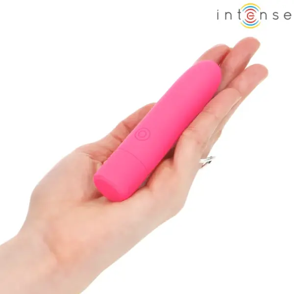 INTENSE - Bala vibradora recargable por USB rosa con 8 vibraciones - Imagen 6