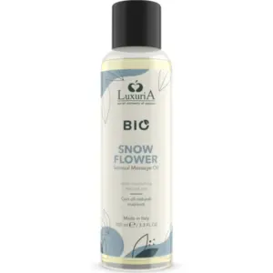Luxuria BIO Aceite Masaje Snow Flower 100 ml - Hidratación y Placer Sensorial