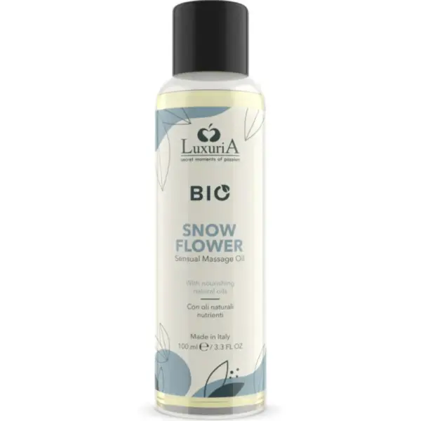 Luxuria BIO Aceite Masaje Snow Flower 100 ml - Hidratación y Placer Sensorial