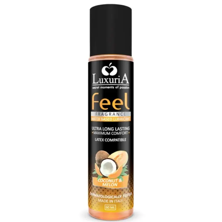 INTIMATELINE - Lubricante a base de agua Coco y Melón 60 ML para momentos de placer