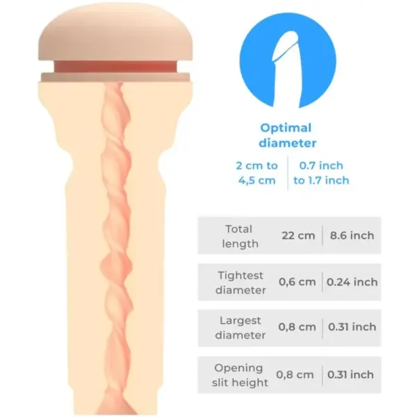 KIIROO - Feel Stroker Masturbador Trasero Extra Apretado Natural - Imagen 5