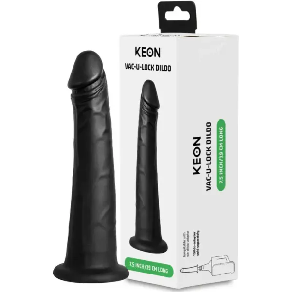 KIIROO - Keon Vacuum Lock Dildo Adaptable Realista de 19 cm