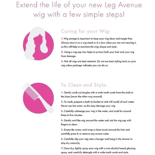 LEG AVENUE - PELUCA BOB FLUORESCENTE VERDE NEON - Imagen 3