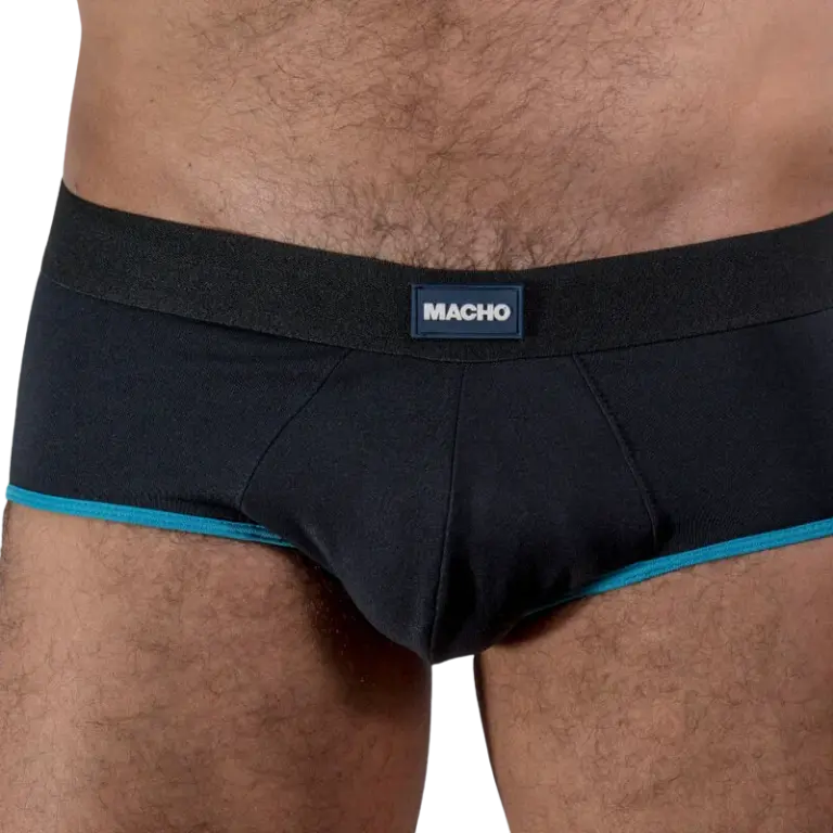 MACHO - Calzoncillo Brief Dark Azul L para el Hombre Moderno