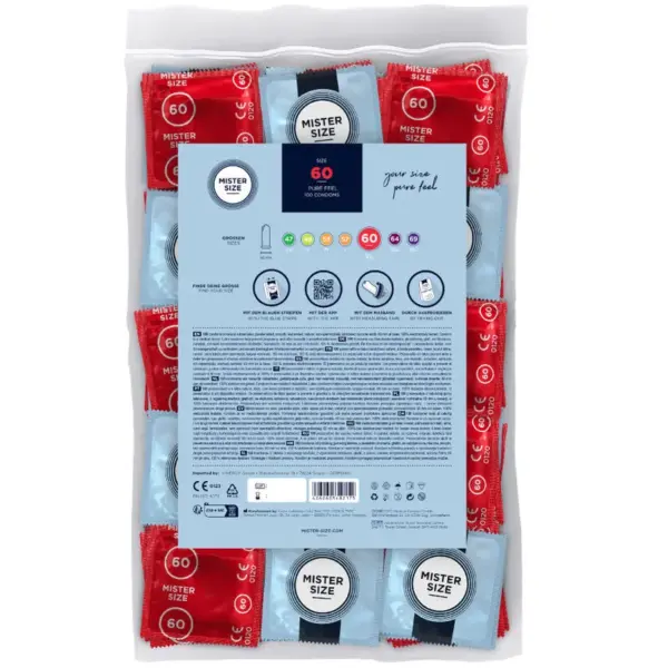 MISTER SIZE - Preservativos Talla XL 60 mm para Placer y Seguridad - Imagen 2
