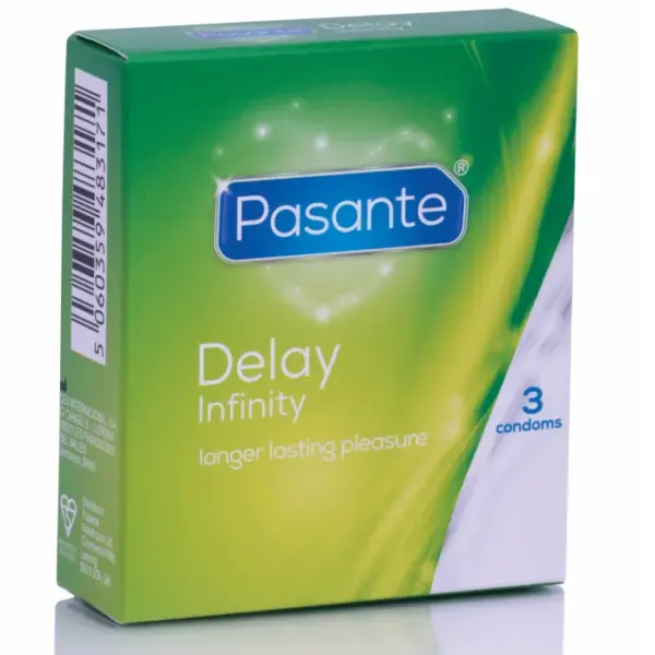 Pasante - Preservativo retardante 3 unidades para mayor placer