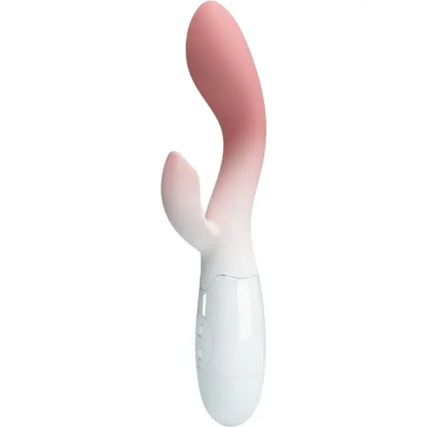 Pretty Love - Vibrador Punto G con Estimulador Clítoris Rosa