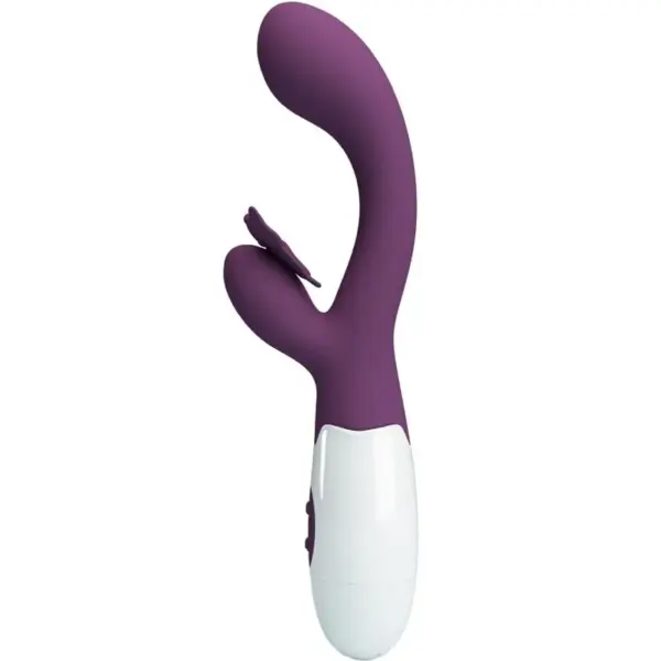 Pretty Love - Vibrador rabbit con licking morado - Imagen 2