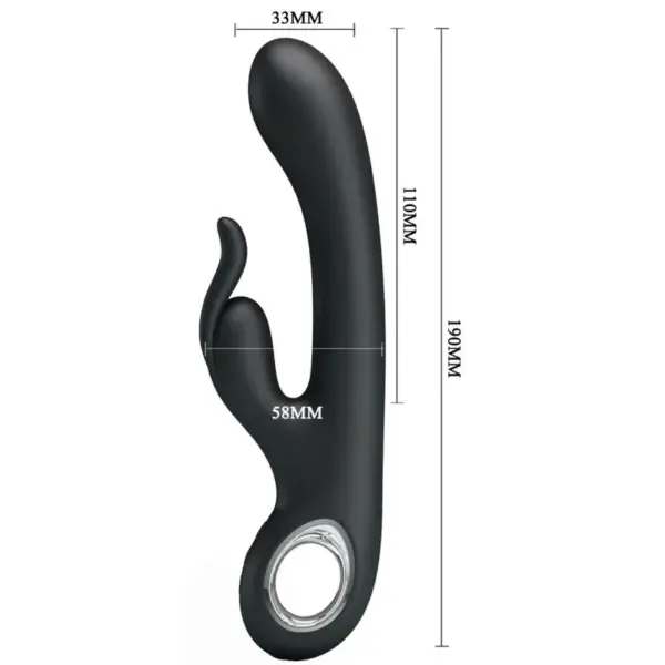 Pretty Love - Vibrador Rabbit Estimulador de Clítoris y Punto G - Imagen 4