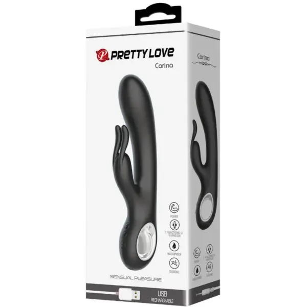 Pretty Love - Vibrador Rabbit Estimulador de Clítoris y Punto G - Imagen 8