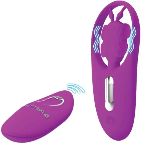 Pretty Love - Dancing Butterfly Estimulador para Braguita con Control Remoto Lila