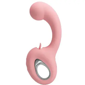 Pretty Love - Vibrador Punto G con Estimulador Clítoris Rosa
