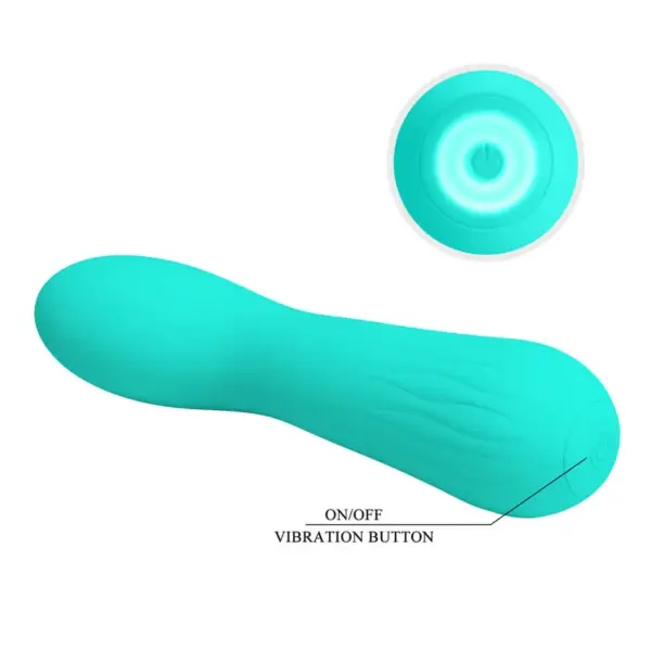 Pretty Love - Vibrador de punto G recargable verde agua - Imagen 6