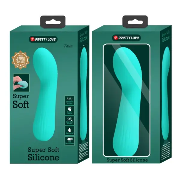 Pretty Love - Vibrador de punto G recargable verde agua - Imagen 9