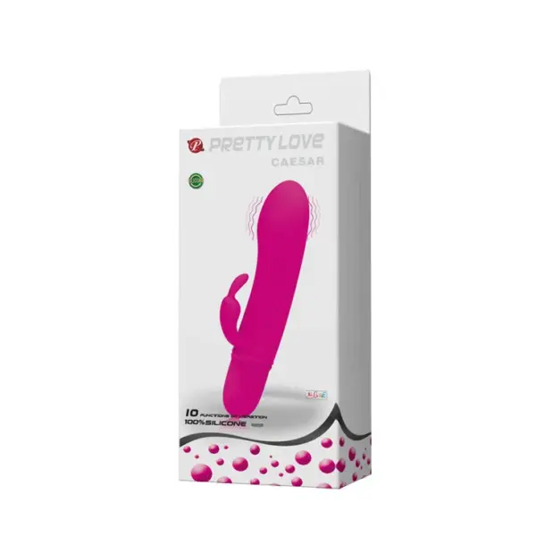 Pretty Love - Vibrador rabbit con licking morado - Imagen 10