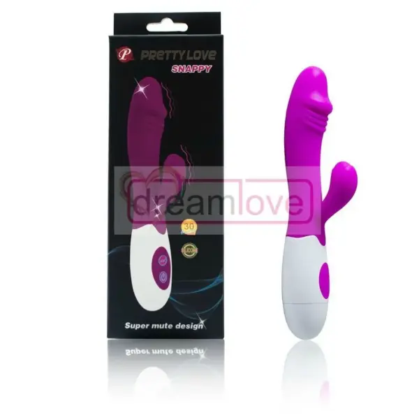 Pretty Love - Vibrador rampante lila y blanco para el clítoris - Imagen 3