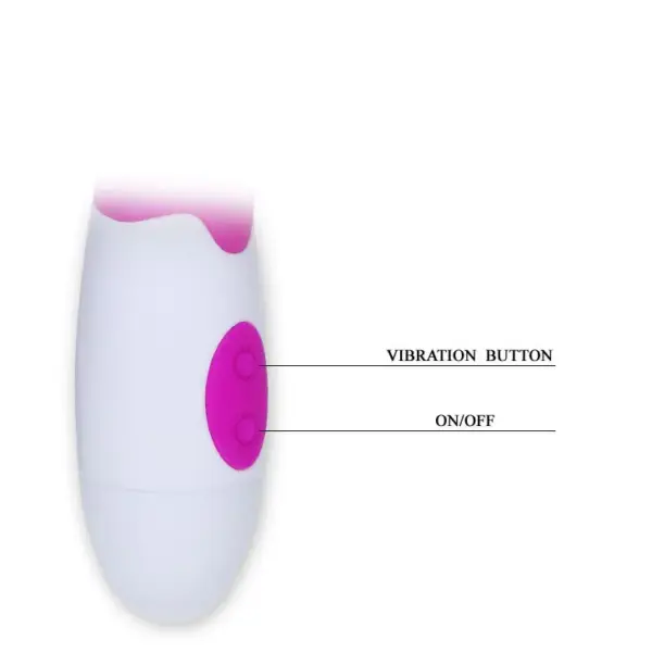 Pretty Love - Vibrador rampante lila y blanco para el clítoris - Imagen 9