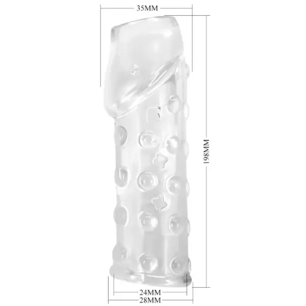 Pretty Love - Funda para pene apretada y voluminizadora transparente - Imagen 7