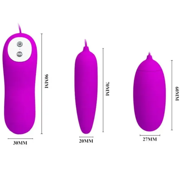 Pretty Love - Huevo Vibrador Doble Irma para Placer Compartido - Imagen 3