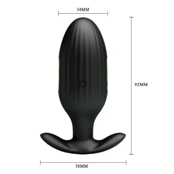 Pretty Love - Plug Anal Controlado por App Negro - Imagen 4