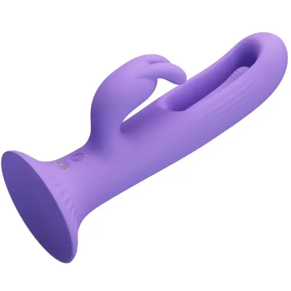 Pretty Love - Vibrador rabbit con licking morado - Imagen 3
