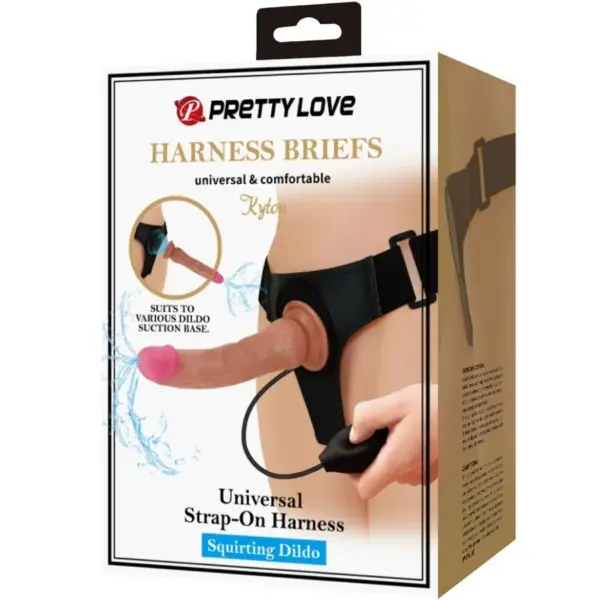 Pretty Love - Arnés con Dildo Realista Kyton 19 cm - Imagen 8