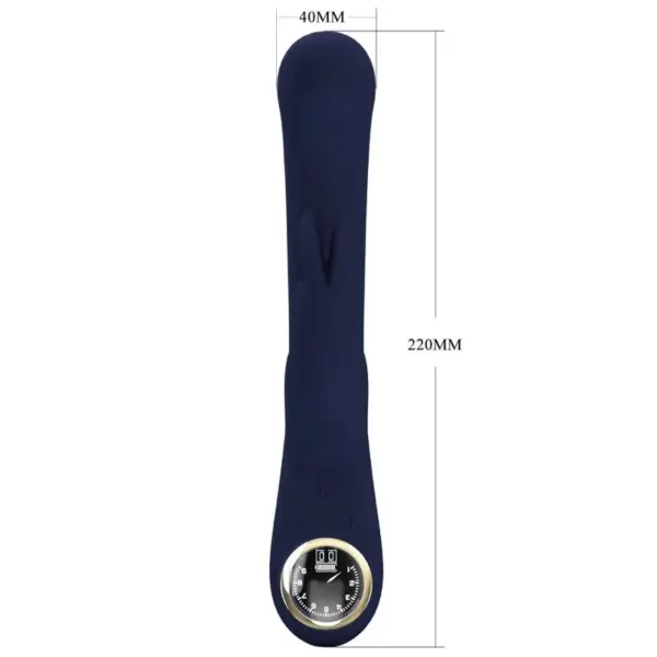 Pretty Love - Vibrador rabbit con punto G azul - Imagen 6