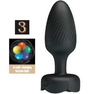 Pretty Love - Plug Anal con luz LED 9.8 cm para experiencias únicas