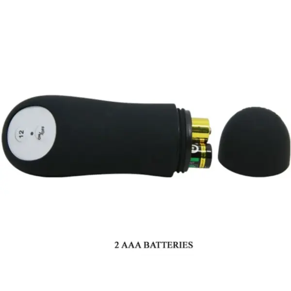 Pretty Love - Plug Anal Silicona Estimulación Extra y 12 Modos Vibración Negro Control Remoto - Imagen 7