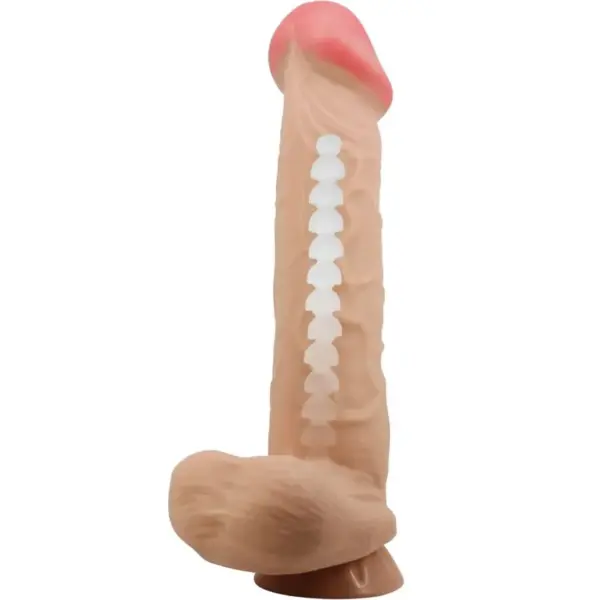 Pretty Love - Sliding Skin Series Dildo Realístico con Ventosa 26 cm - Imagen 5