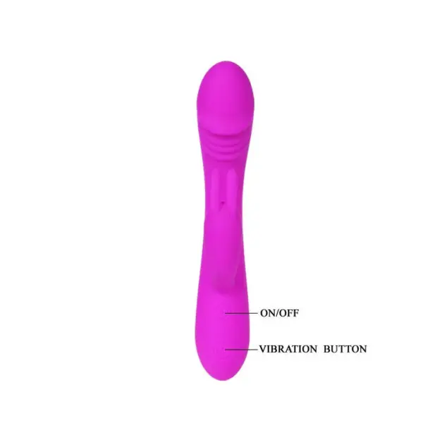 Pretty Love - Vibrador rabbit con licking morado - Imagen 6