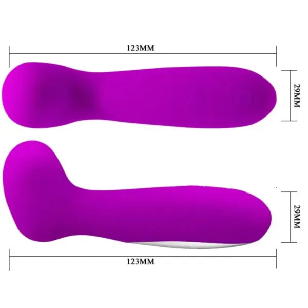 Pretty Love - Smart Vibrador Estimulador Hiram en Púrpura - Imagen 4