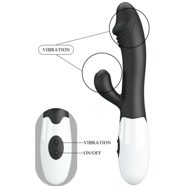 Pretty Love - Vibrador Punto G Negro - Imagen 8