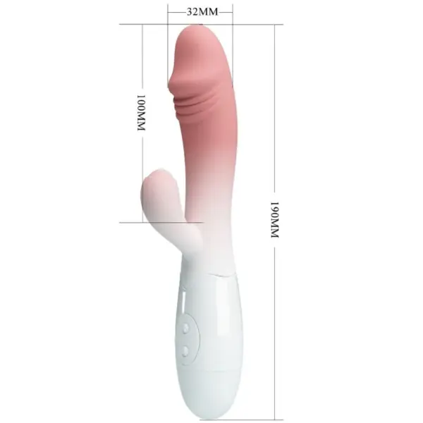 Pretty Love - Vibrador rabbit con 30 funciones en rosa - Imagen 4