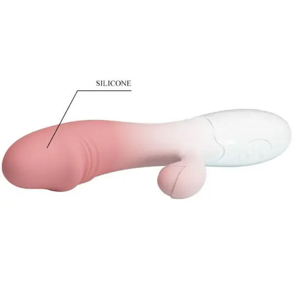 Pretty Love - Vibrador rabbit con 30 funciones en rosa - Imagen 6