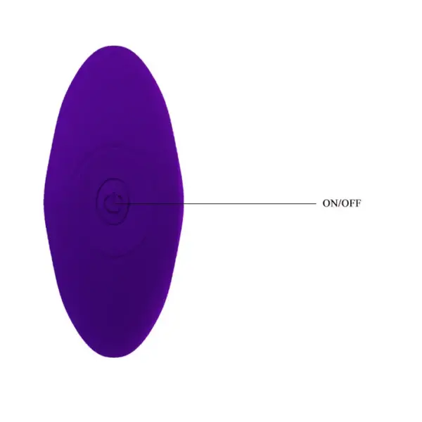 Pretty Love - Vibrador Anal Lila de Silicona con 12 Funciones de Vibración - Imagen 3