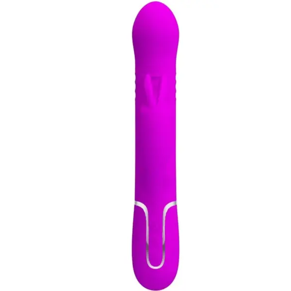 Pretty Love - Vibrador rabbit con licking morado - Imagen 2