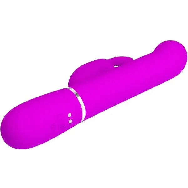 Pretty Love - Vibrador rabbit con licking morado - Imagen 5